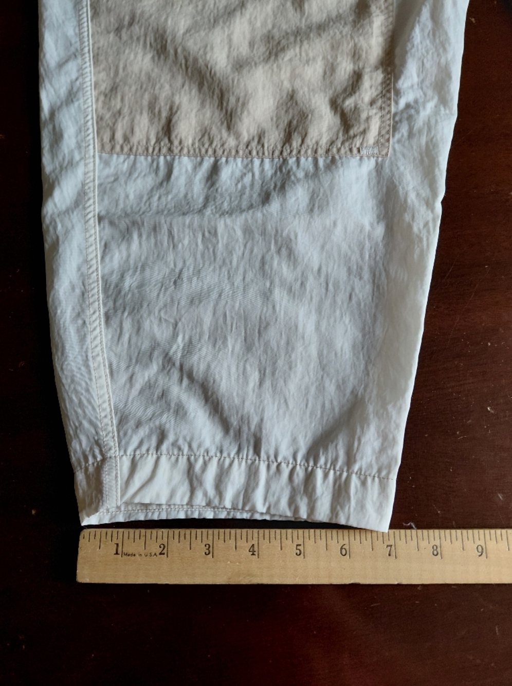 Nike Sportswear Woven Wind Pants Womens XL White Beige DM6209-030 Loose Baggy - Picture 12 of 12